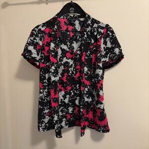 Banana Republic Short Sleeve Blouse Size M Petite